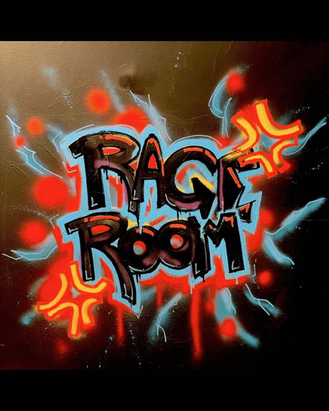 Escape Rage escape room and rage room Google Ads creative.