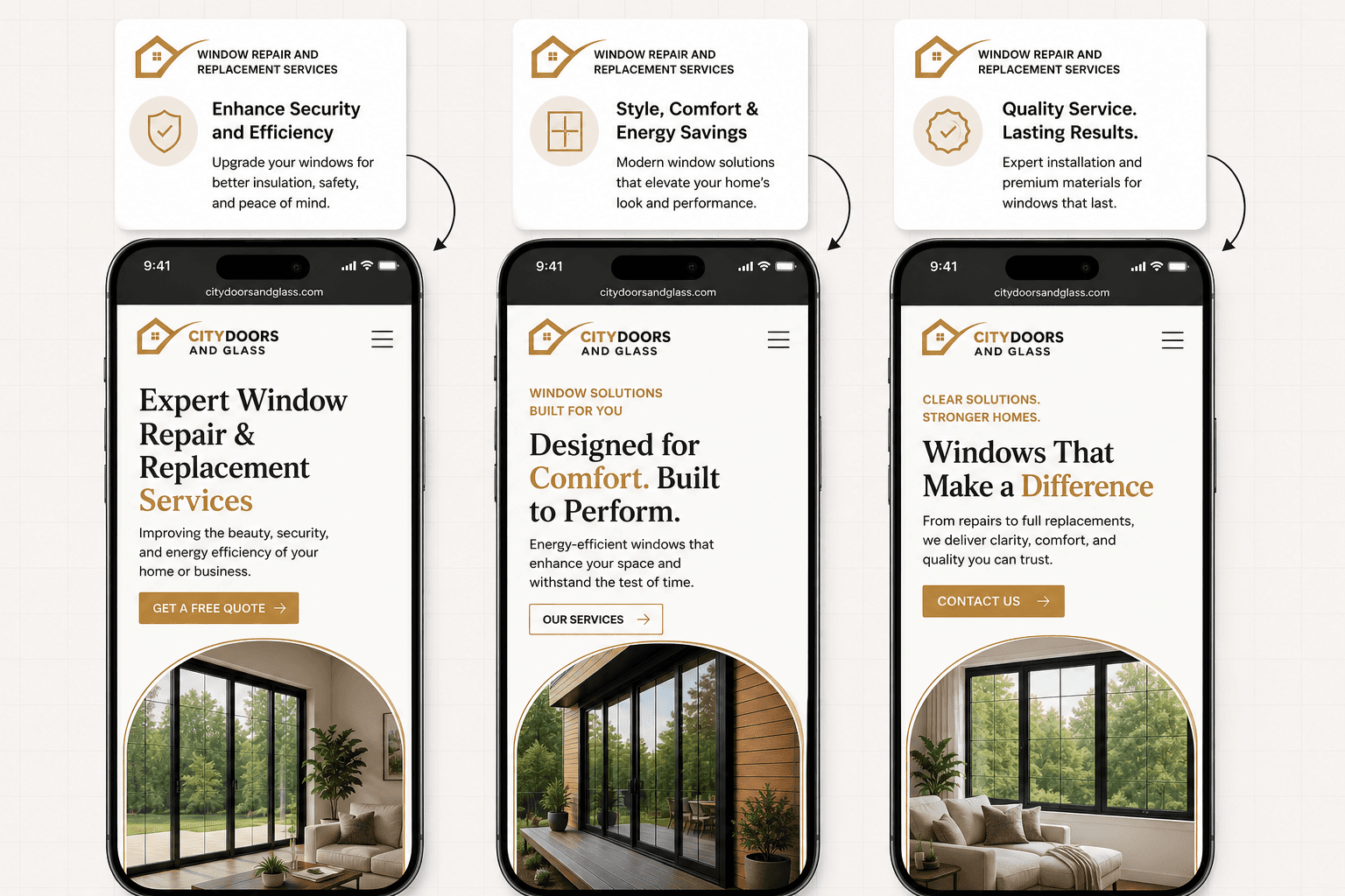 Load speed, mobile usability, and message match between ad and page